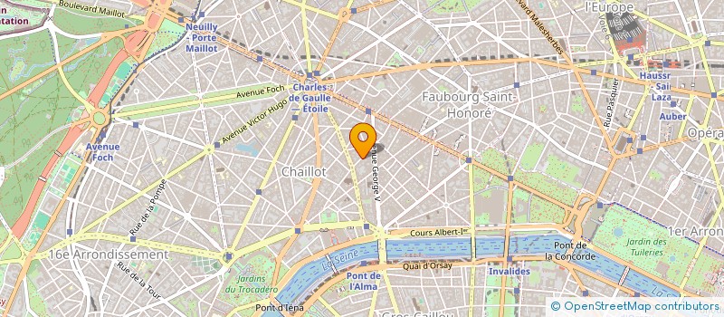 localisation de l'entreprise SCI CHAILLOT QUENTIN  PARIS