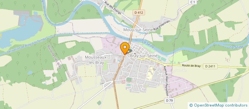 localisation de l'entreprise SCI CHAILLOU D.R.  MOUSSEAUX-LES-BRAY