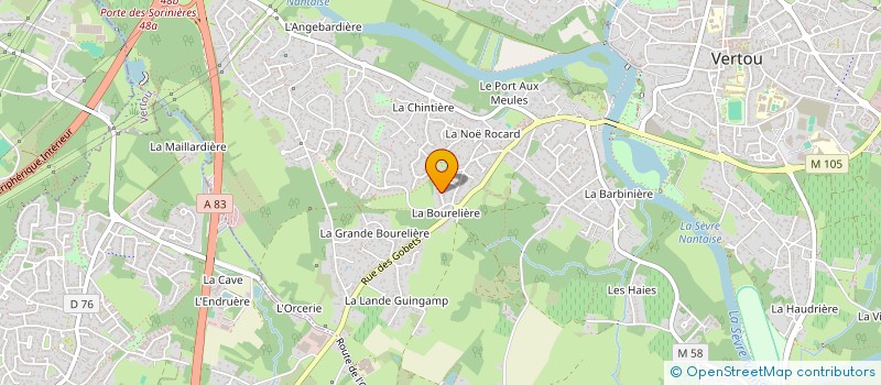 localisation de l'entreprise SCI CHAILLOU-DOMENE  VERTOU