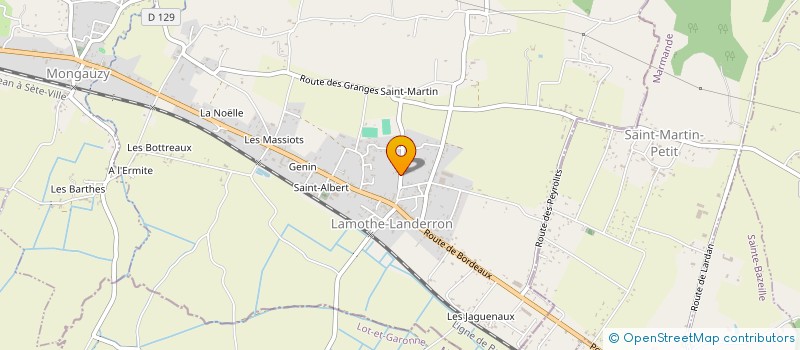 localisation de l'entreprise SCI CHAILLOUX  LAMOTHE-LANDERRON