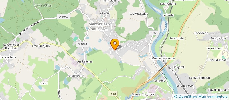 localisation de l'entreprise SCI CHAIMARILOU à SAINT-PRIEST-SOUS-AIXE