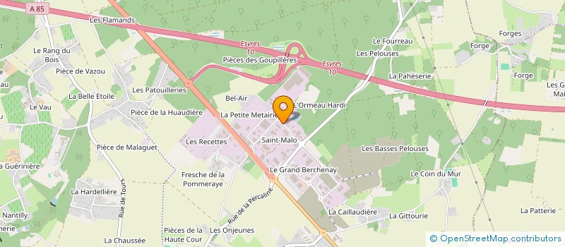 localisation de l'entreprise SCI CHAINEZ  ESVRES