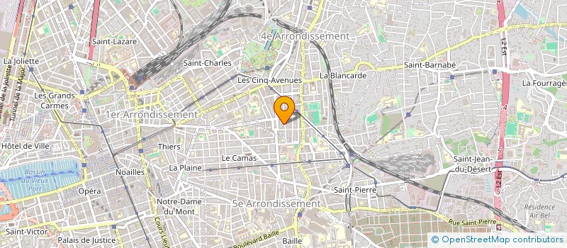 localisation de l'entreprise SCI CHAIX à MARSEILLE