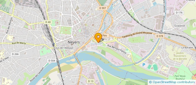 localisation de l'entreprise SCI CHAJOSOL à NEVERS