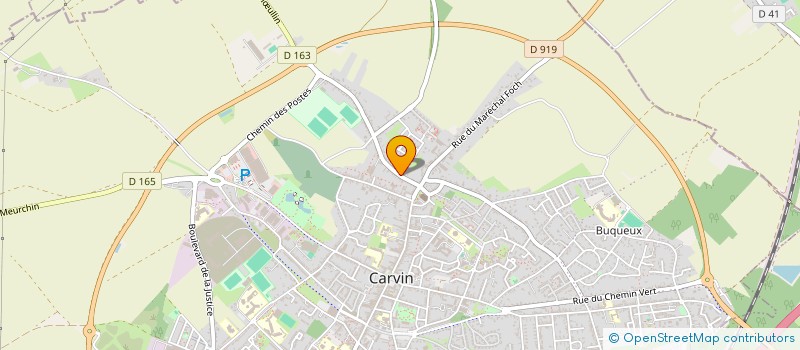 localisation de l'entreprise SCI CHAJULCAR  CARVIN