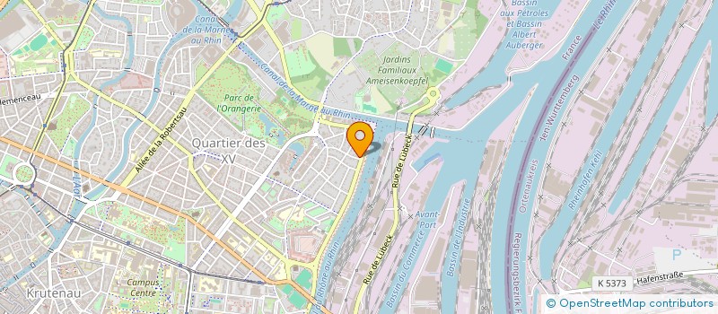 localisation de l'entreprise SCI CHAJULE  STRASBOURG