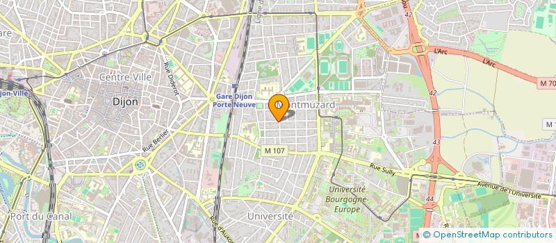 localisation de l'entreprise SCI CHAJUSTE à DIJON