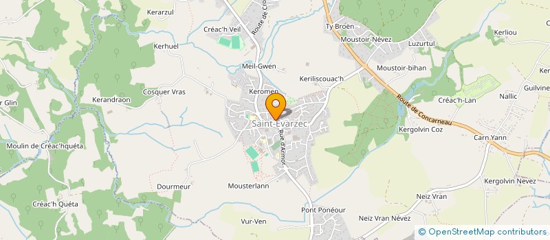 localisation de l'entreprise SCI CHAKASER  SAINT-EVARZEC