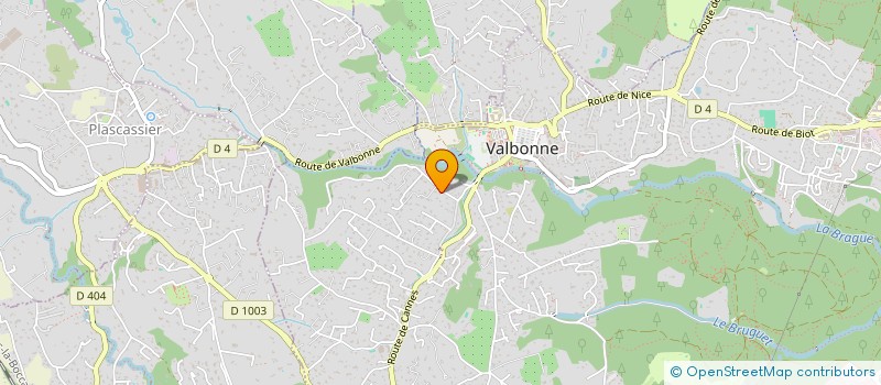 localisation de l'entreprise SCI CHAKESO  VALBONNE