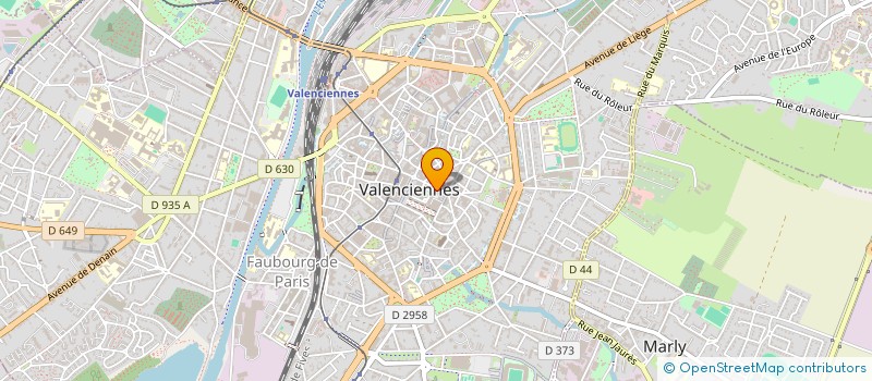 localisation de l'entreprise SCI CHAKIMO  VALENCIENNES