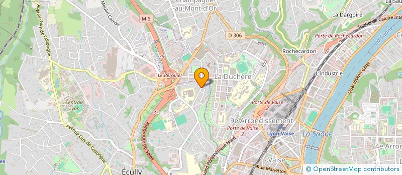 localisation de l'entreprise SCI CHAL  ECULLY