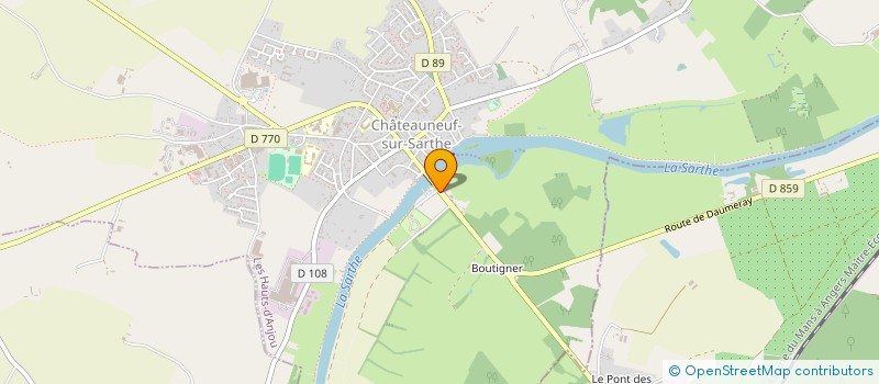 localisation de l'entreprise SCI CHAL A DICHAL  LES HAUTS-D'ANJOU