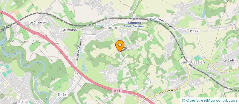 localisation de l'entreprise SCI CHALAC  REAUMONT