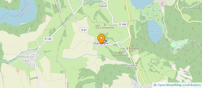 localisation de l'entreprise SCI CHALAIN  DOUCIER