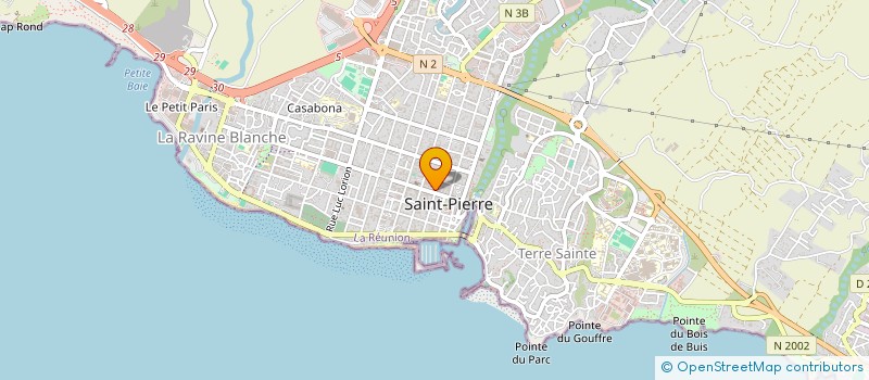 localisation de l'entreprise SCI CHALAM à SAINT-PIERRE