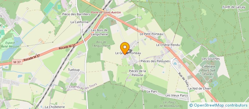 localisation de l'entreprise SCI CHALAND  CHAMBRAY-LES-TOURS