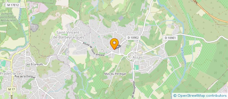 localisation de l'entreprise SCI CHALANDE  ASSAS