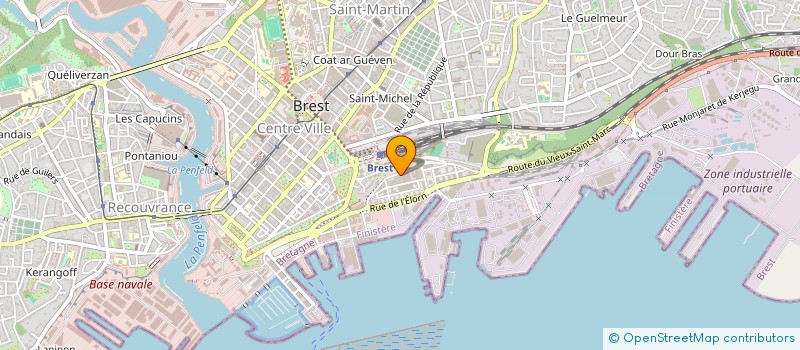 localisation de l'entreprise SCI CHALARON  BREST