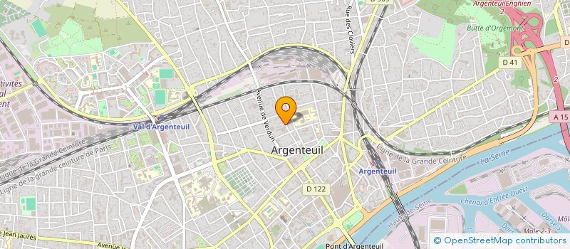 localisation de l'entreprise SCI CHALART  ARGENTEUIL