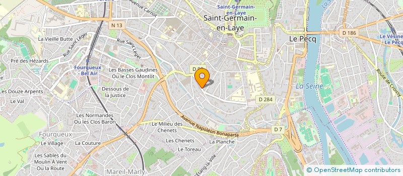 localisation de l'entreprise SCI CHALAUMAR  SAINT-GERMAIN-EN-LAYE