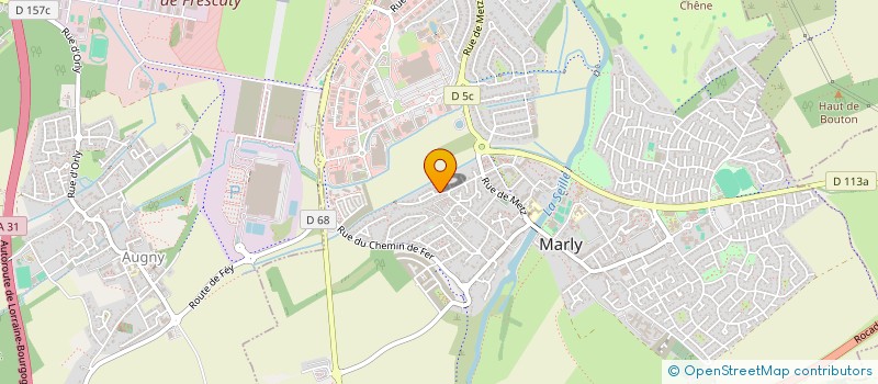 localisation de l'entreprise SCI CHALAUME à MARLY