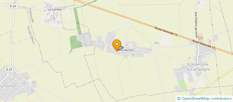 localisation de l'entreprise SCI CHALAUNA à NASSANDRES SUR RISLE