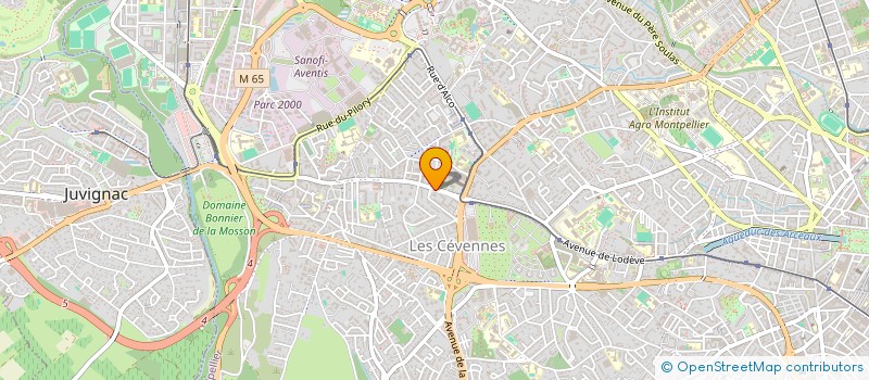localisation de l'entreprise SCI CHALAYE à MONTPELLIER