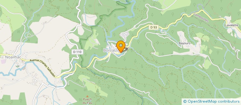 localisation de l'entreprise SCI CHALBE  BOISSEZON