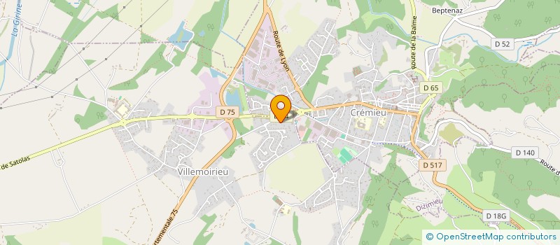 localisation de l'entreprise SCI CHALBEIL  DIZIMIEU