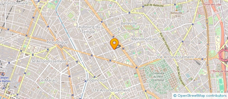 localisation de l'entreprise SCI CHALBI  PARIS