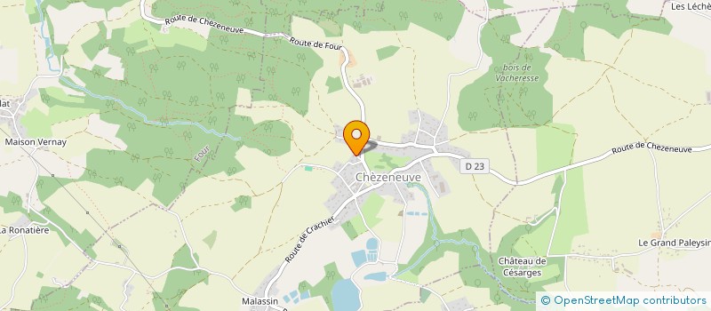 localisation de l'entreprise SCI CHALCA  CHEZENEUVE