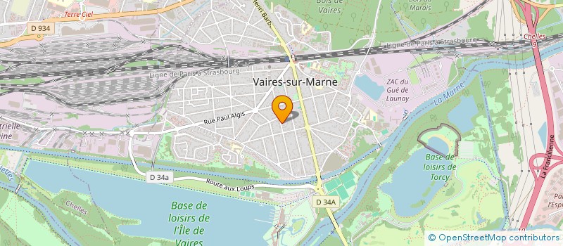 localisation de l'entreprise SCI CHALCOQ  VAIRES-SUR-MARNE