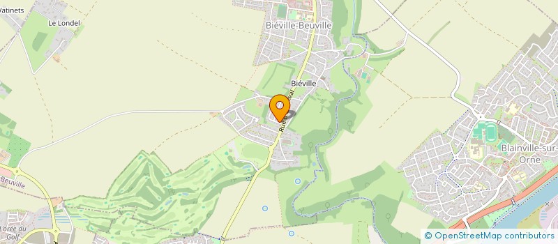 localisation de l'entreprise SCI CHALDI  BIEVILLE-BEUVILLE
