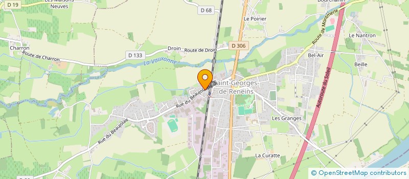 localisation de l'entreprise SCI CHALET BEAUJOLAIS  SAINT-GEORGES-DE-RENEINS