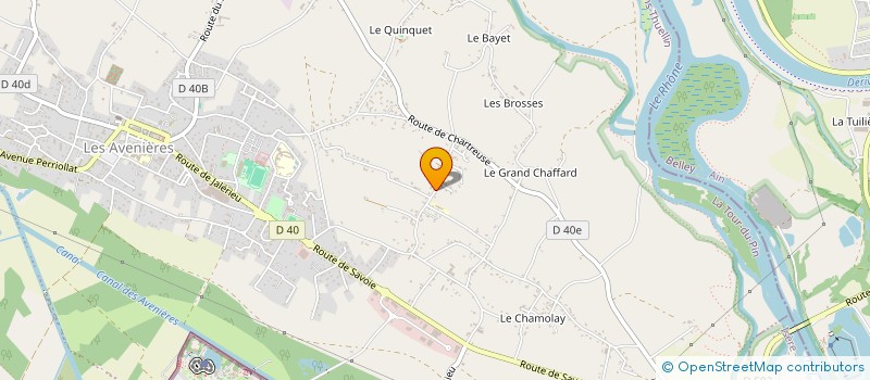 localisation de l'entreprise SCI CHALET CAMILLE à LES AVENIERES VEYRINS-THUELLIN