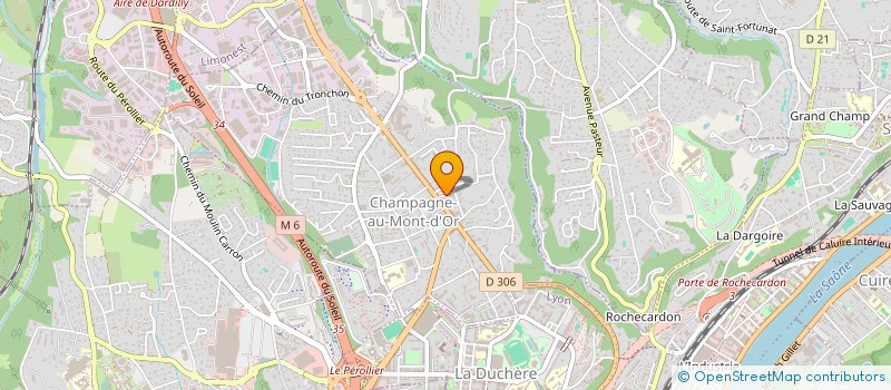 localisation de l'entreprise SCI CHALET CIRE REINE  CHAMPAGNE-AU-MONT-D'OR