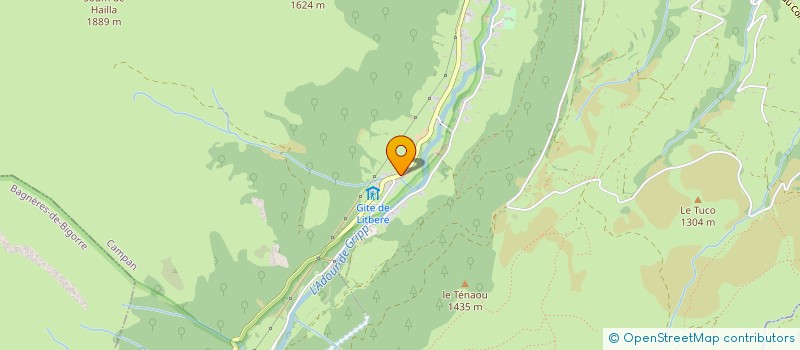 localisation de l'entreprise SCI CHALET DE GRIPP  CAMPAN