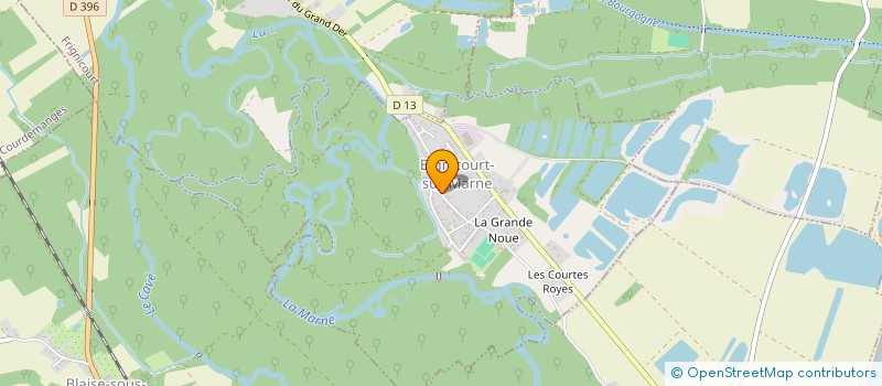 localisation de l'entreprise SCI CHALET DE LA PERRENA  MATIGNICOURT-GONCOURT