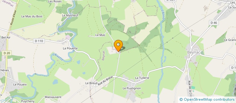 localisation de l'entreprise SCI CHALET DE LEYMARIE  SAINT-MARTIN-LE-VIEUX