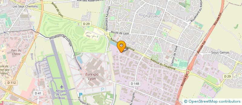 localisation de l'entreprise SCI CHALET EDEN ROC  VENISSIEUX