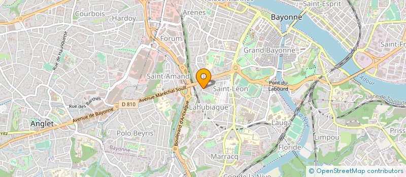 localisation de l'entreprise SCI CHALET HUBERT à BAYONNE