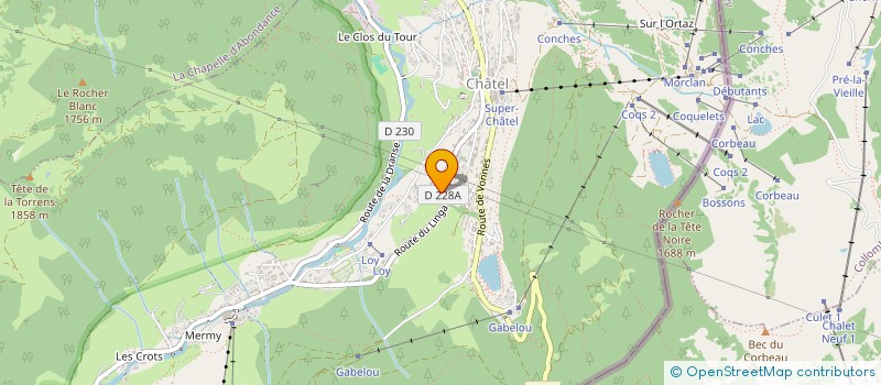 localisation de l'entreprise SCI CHALET L OPTRAKEN à CHATEL