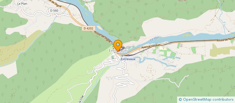 localisation de l'entreprise SCI CHALET MAMIE  ENTREVAUX