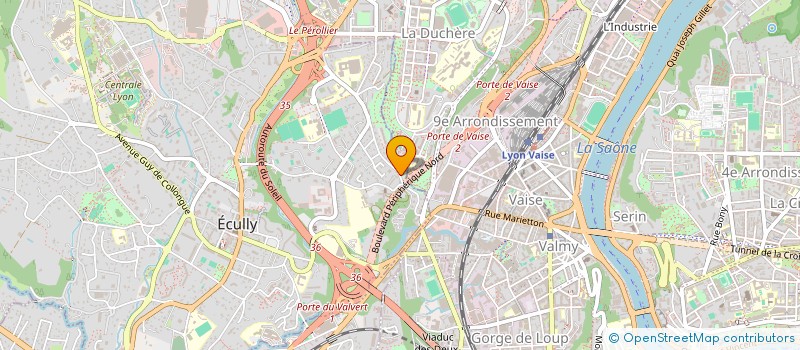 localisation de l'entreprise SCI CHALET NICOLAS  ECULLY