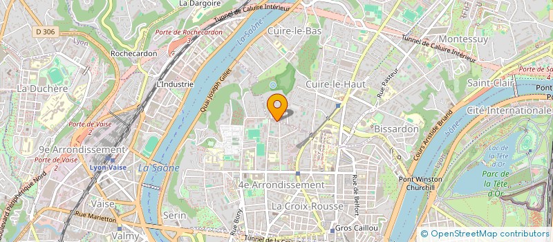 localisation de l'entreprise SCI  CHALET PIERRE  CALUIRE-ET-CUIRE