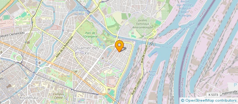 localisation de l'entreprise SCI CHALET REMY  STRASBOURG