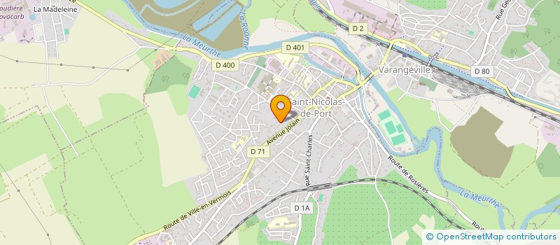 localisation de l'entreprise SCI CHALET ROCH  SAINT-NICOLAS-DE-PORT