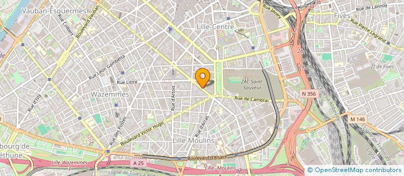 localisation de l'entreprise SCI CHALETTE à LILLE