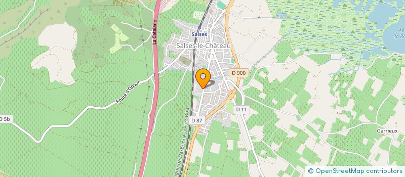 localisation de l'entreprise SCI CHALEV  SALSES-LE-CHATEAU