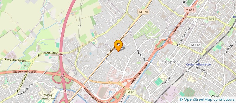 localisation de l'entreprise SCI CHALEX  WASQUEHAL